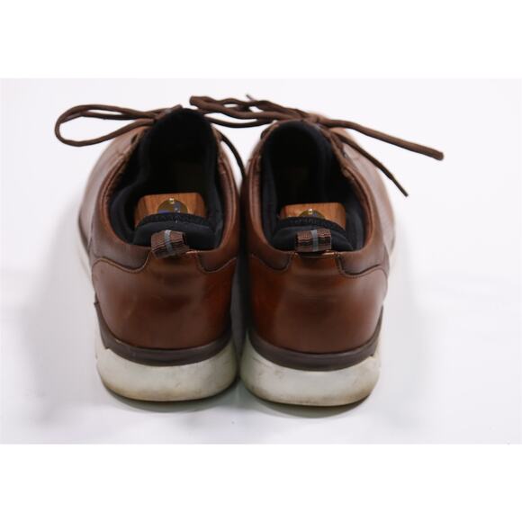 Johnston & Murphy XC4 Mens Prentiss U-Throat Brown Leather Sneakers Shoes 11.5 M - Picture 6 of 11